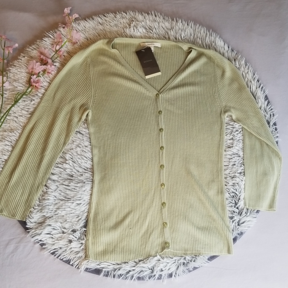 Merona dill weed color sweater size M
